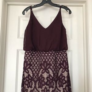 Francesca’s Purple Lace Dress